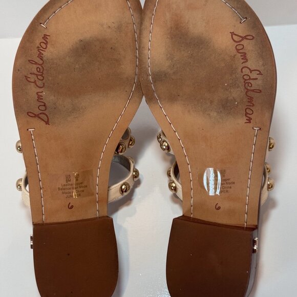 Sam Edelman Size 6 Juniper Mule sandals, thong, studded - Picture 12 of 12